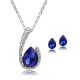 Dámský set - náhrdelník + náušnice Swarovski krystal G0813 - 4 barvy