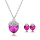 Dámský set - náhrdelník + náušnice Swarovski krystal G0814 - 7 barev
