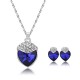 Dámský set - náhrdelník + náušnice Swarovski krystal G0814 - 7 barev