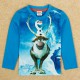 Dětské triko s dlouhým rukávem modré Frozen, Olaf