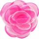 Dětské, dívčí slavnostní šaty růžové s 3D květinou