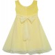 Dětské, dívčí slavnostní šaty s volánky - žluté