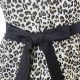 Dětské, dívčí letní společenské šaty leopardí vzor