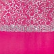 Dětské, dívčí společenské šifónové šaty vyšívané - sytě růžové