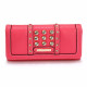 Elegantní dámská peněženka s velkými krystaly - růžová