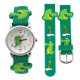 Dětské, chlapecké, silikonové hodinky 3D vodoodolné - krokodýl