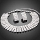 Luxusní set - náhrdelník + náušnice Swarovski krystal  G0084