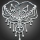 Luxusní set - náhrdelník + náušnice Swarovski krystal  G0416