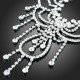 Luxusní set - náhrdelník + náušnice Swarovski krystal pavouk G0416