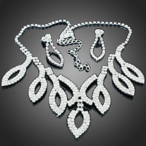 Luxusní set - náhrdelník + náušnice Swarovski krystal G0405