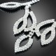 Luxusní set - náhrdelník + náušnice Swarovski krystal G0405